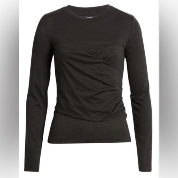 NWT Women's VERO MODA Nelly Ruched Knit "Corset" Top | Size L - Picture 2 of 10